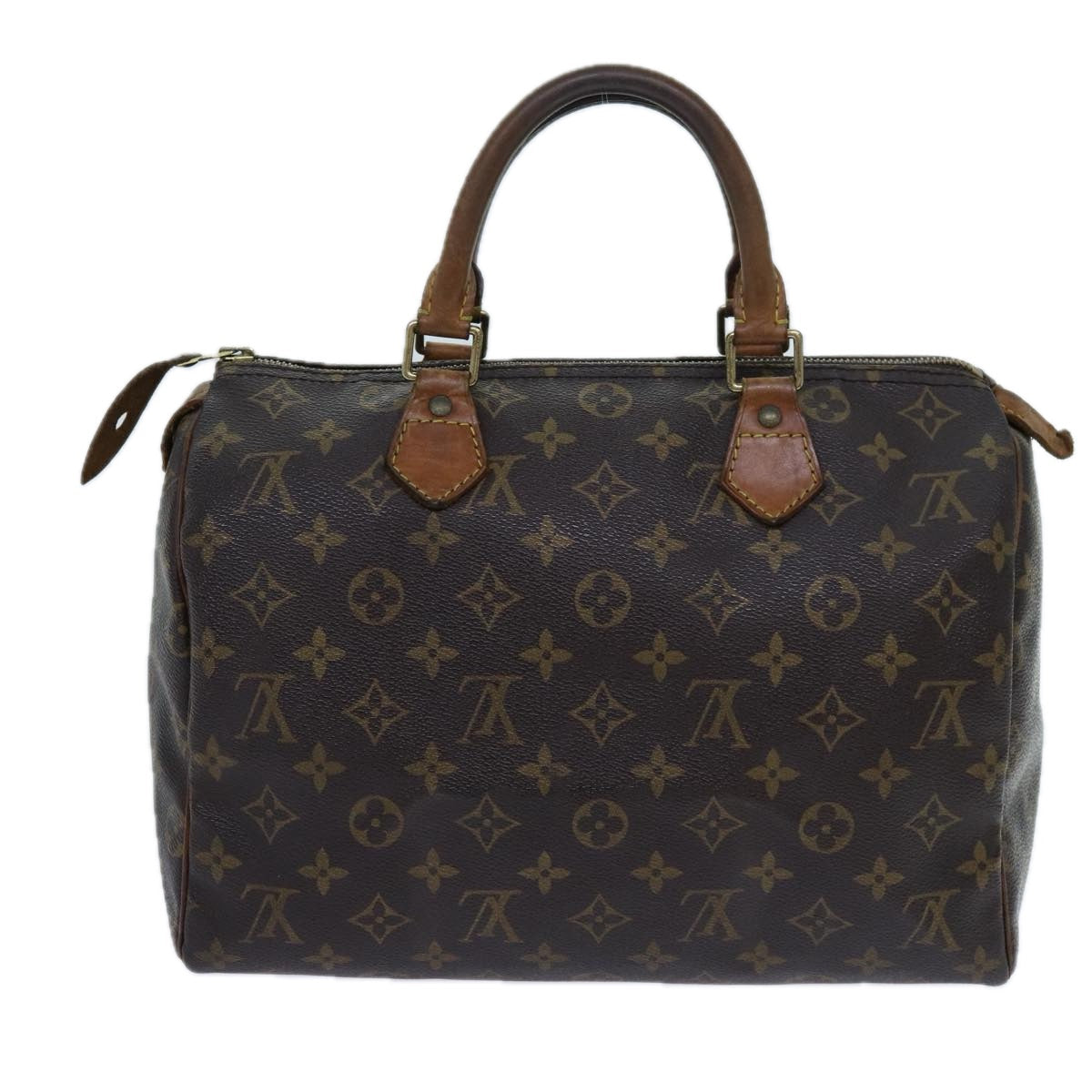 LOUIS VUITTON Monogram Speedy 30 Hand Bag M41526 LV 70965