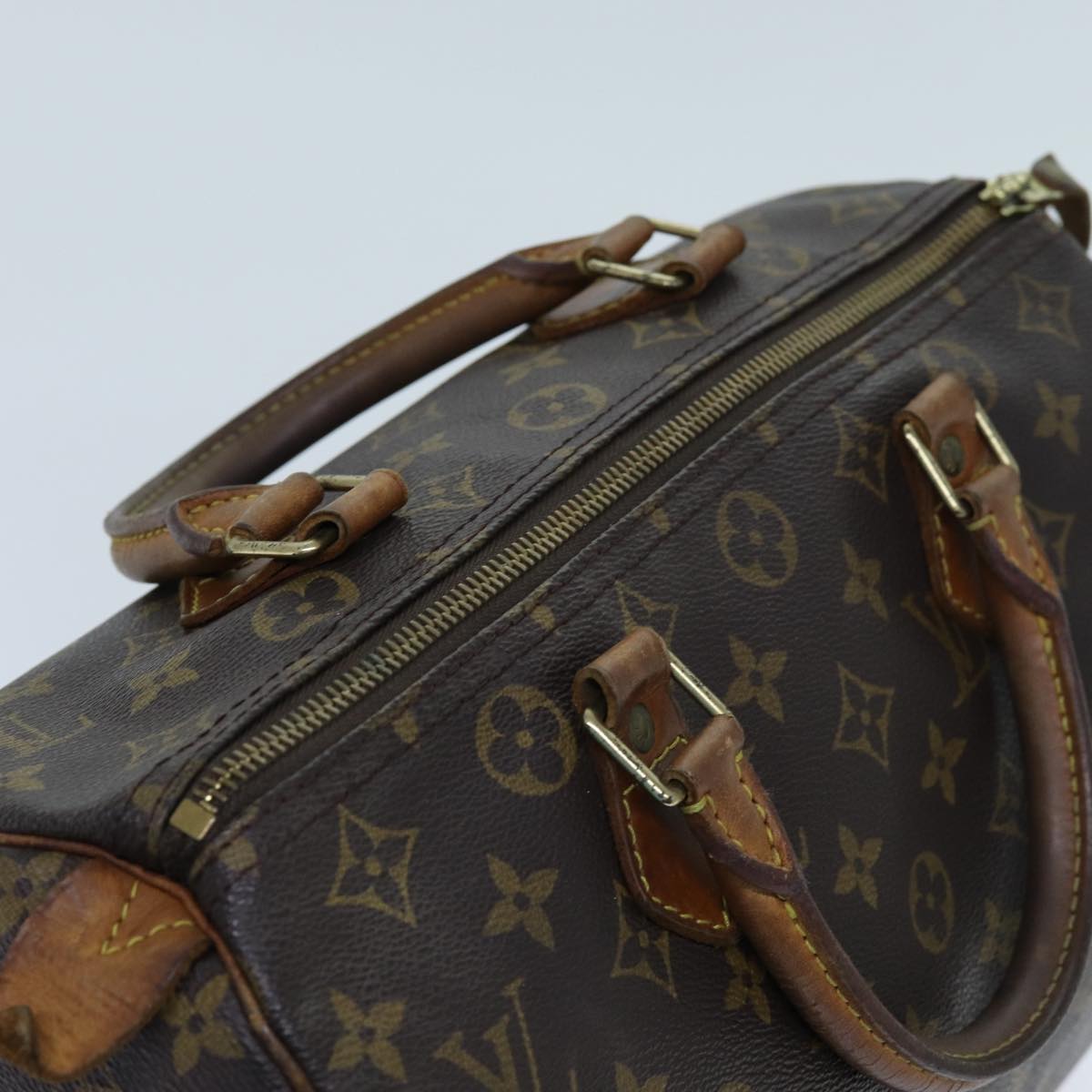 LOUIS VUITTON Monogram Speedy 30 Hand Bag M41526 LV 70965