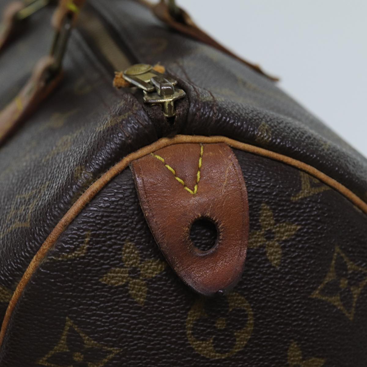 LOUIS VUITTON Monogram Speedy 35 Hand Bag M41524 LV 70968