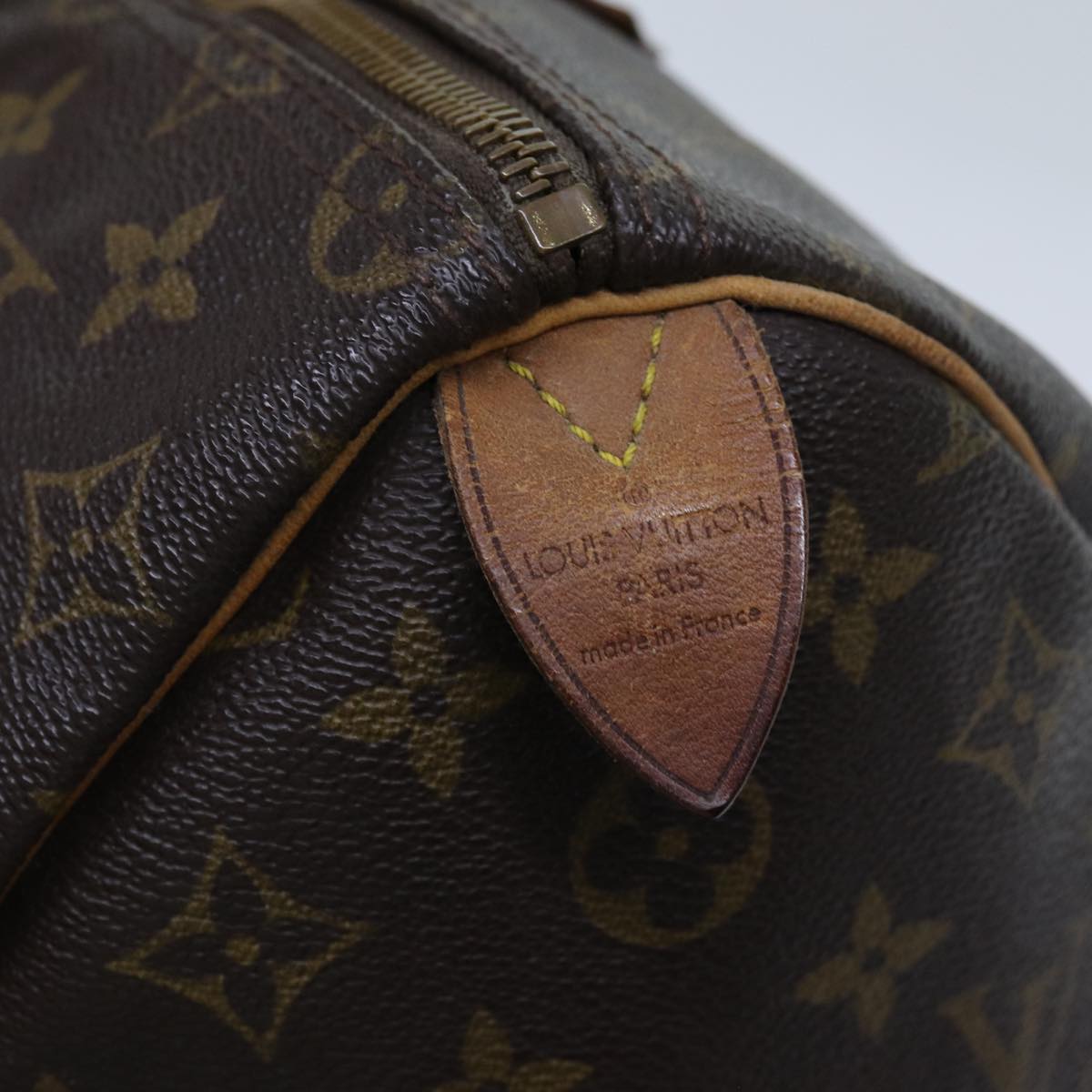 LOUIS VUITTON Monogram Speedy 35 Hand Bag M41524 LV 70968