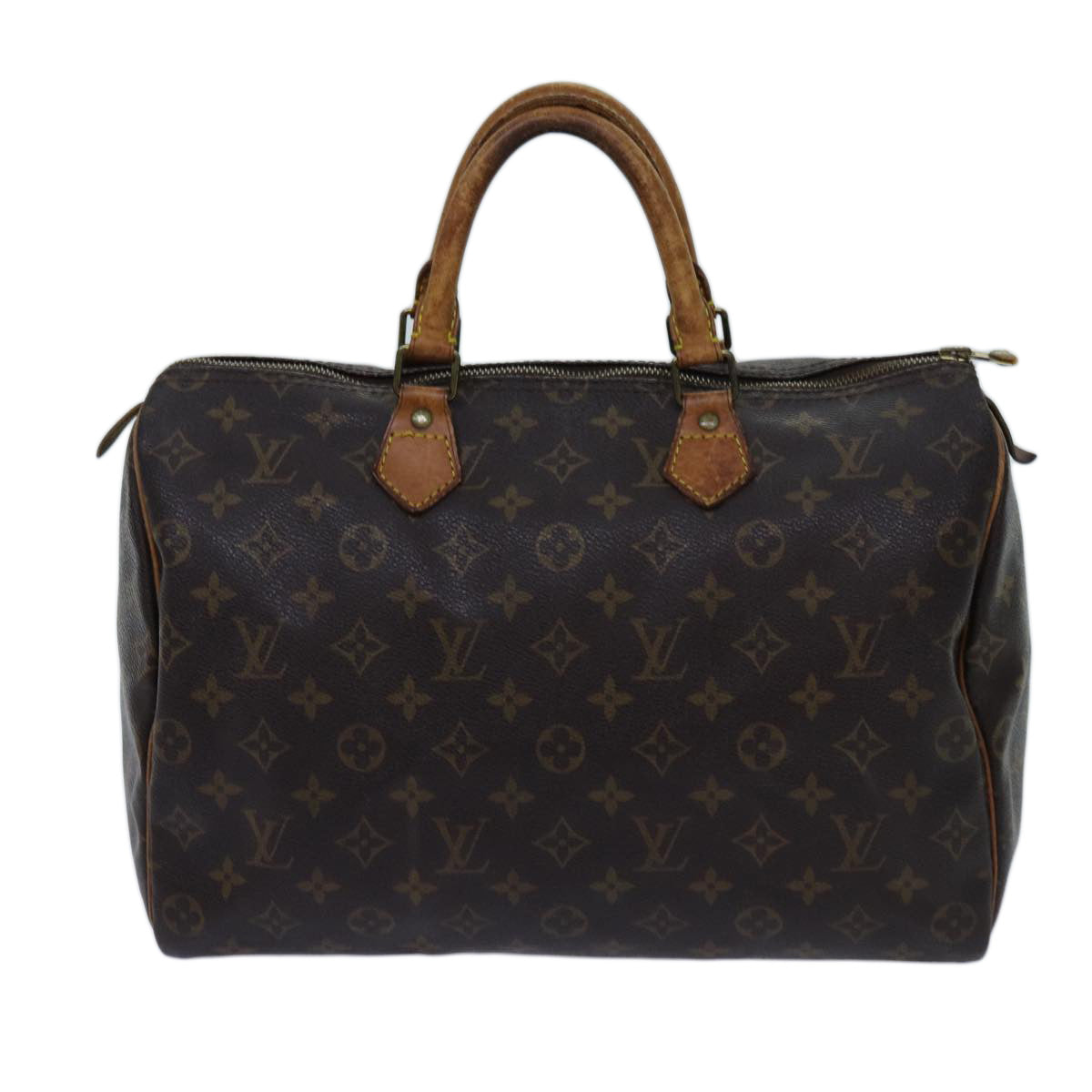 LOUIS VUITTON Monogram Speedy 35 Hand Bag M41524 LV 70968