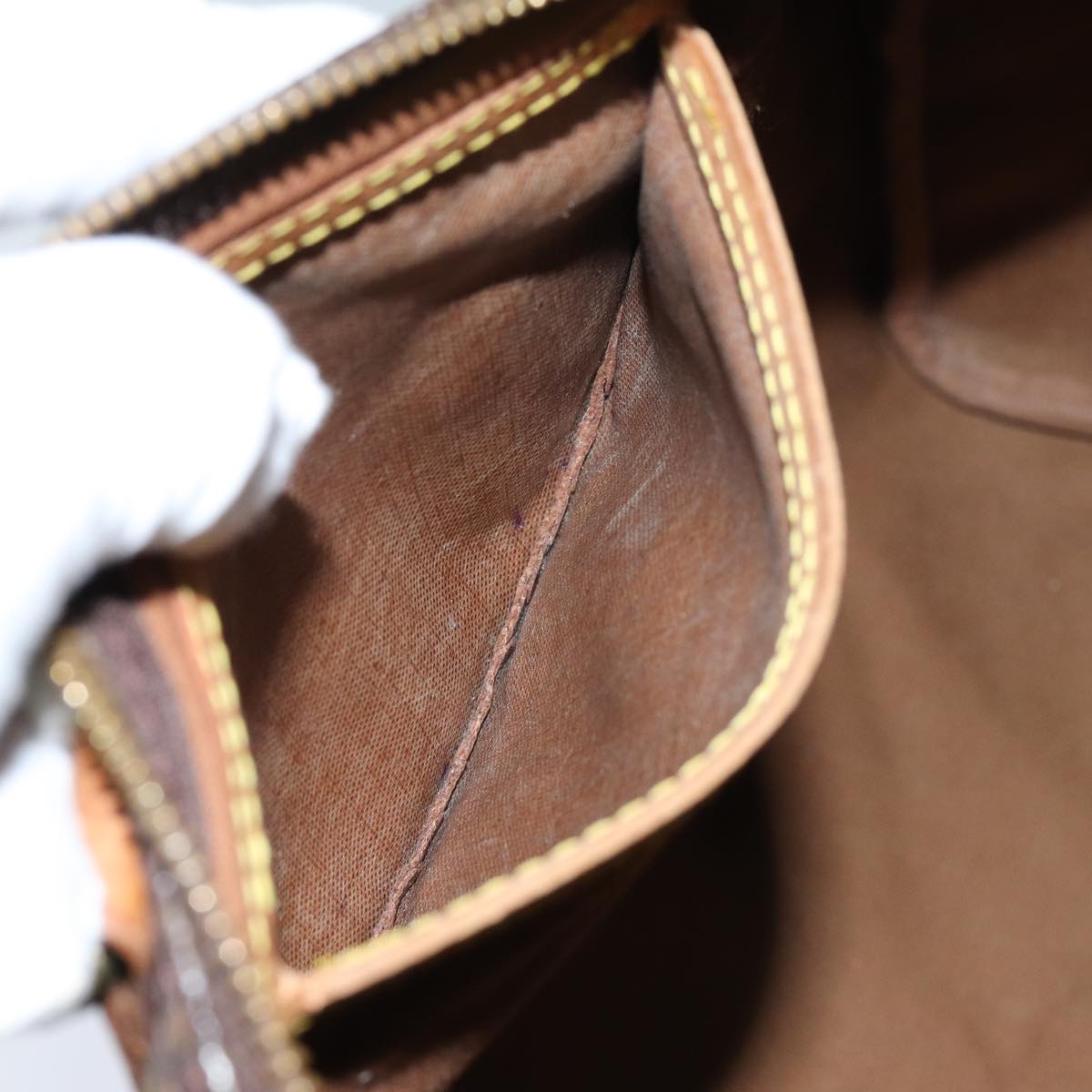 LOUIS VUITTON Monogram Speedy 35 Hand Bag M41524 LV 70968