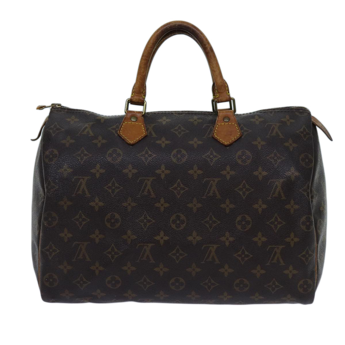 LOUIS VUITTON Monogram Speedy 35 Hand Bag M41524 LV 70968