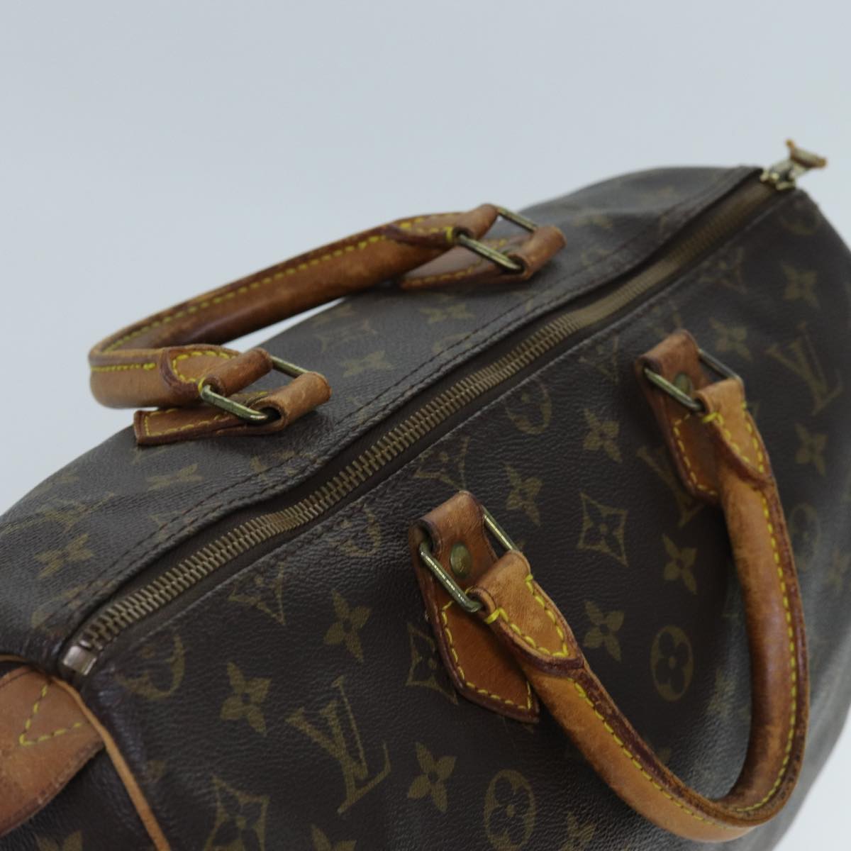 LOUIS VUITTON Monogram Speedy 35 Hand Bag M41524 LV 70968