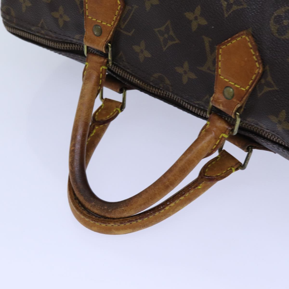LOUIS VUITTON Monogram Speedy 35 Hand Bag M41524 LV 70968