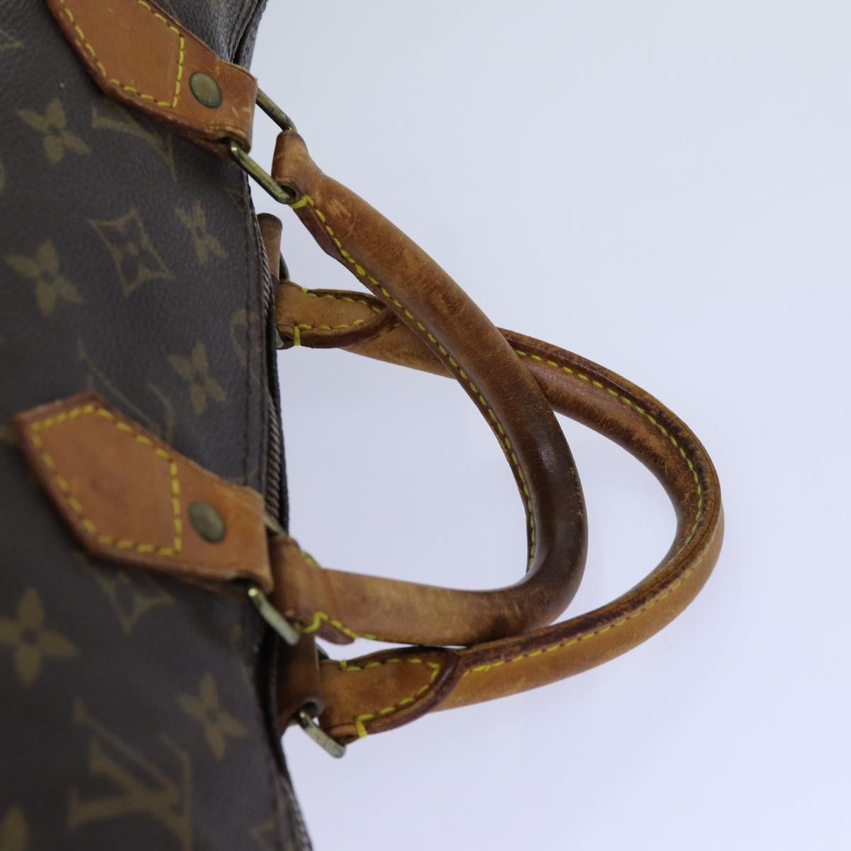 LOUIS VUITTON Monogram Speedy 35 Hand Bag M41524 LV 70968