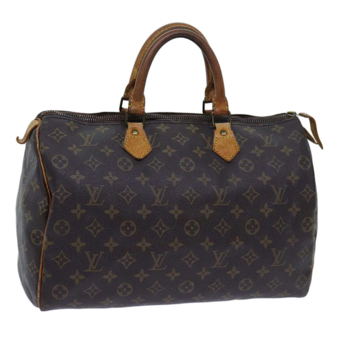 LOUIS VUITTON Monogram Speedy 35 Hand Bag M41524 LV 70969