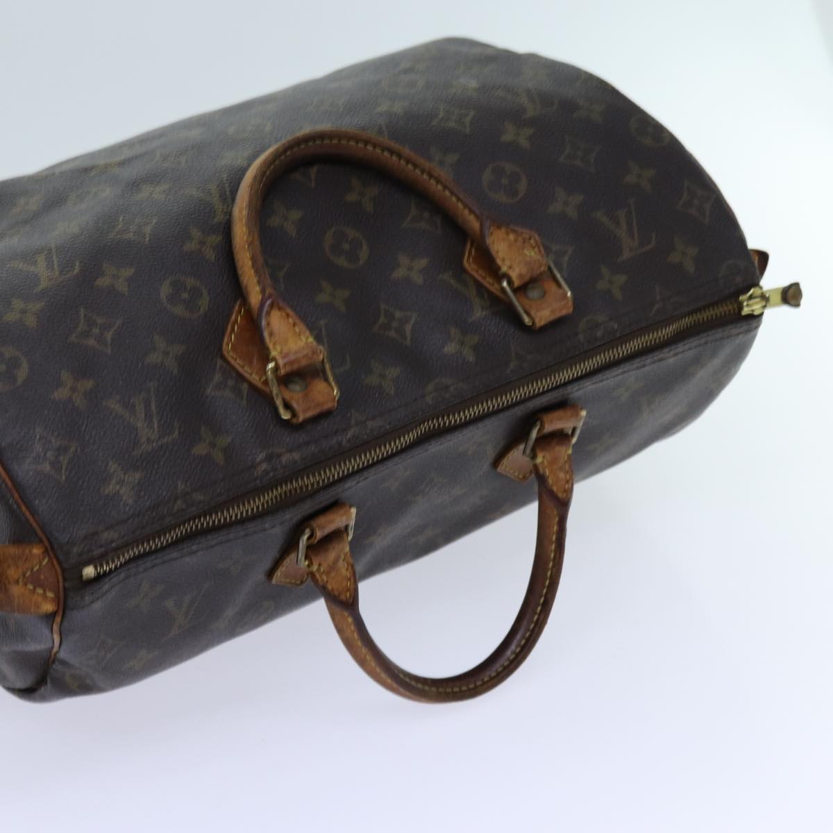 LOUIS VUITTON Monogram Speedy 35 Hand Bag M41524 LV 70970