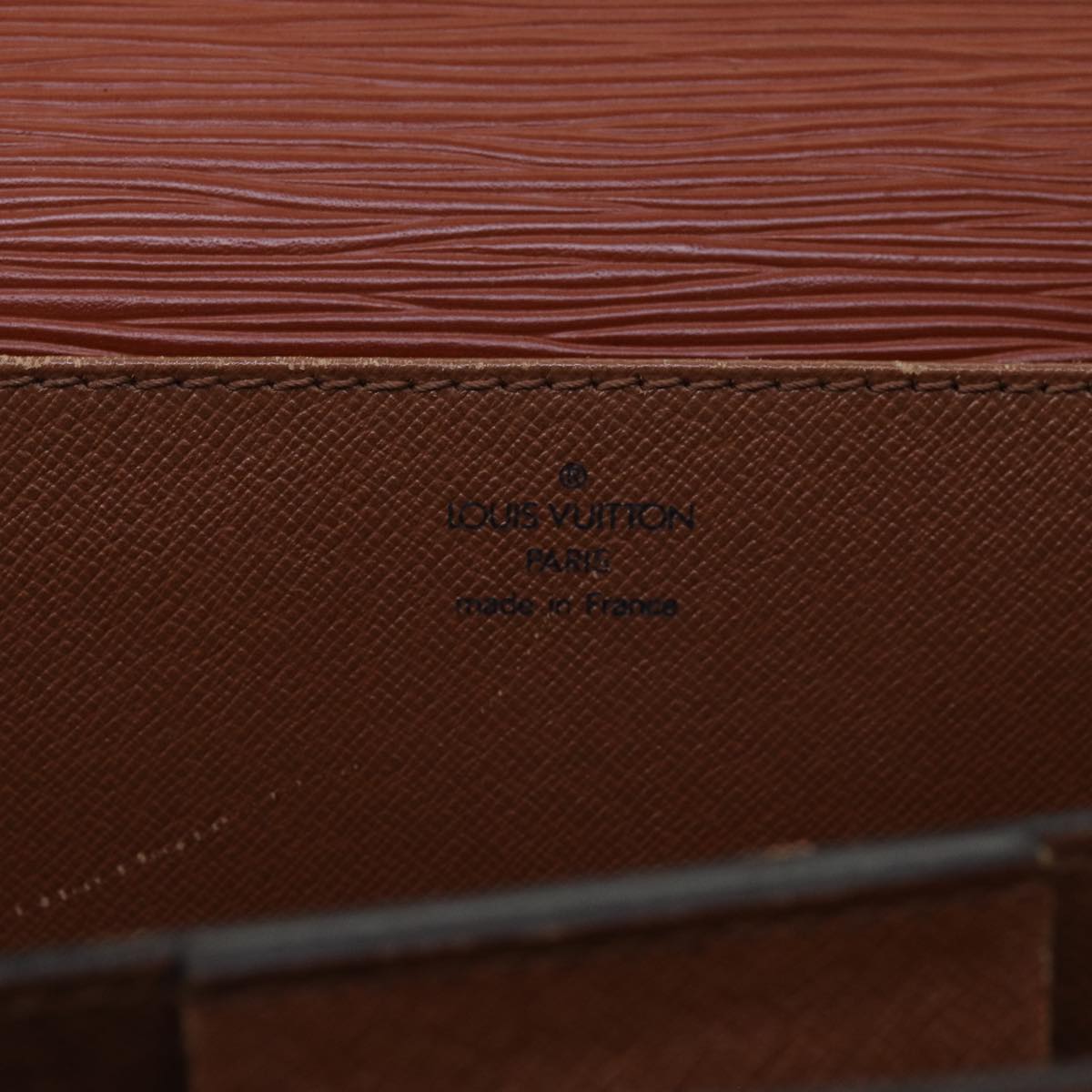 LOUIS VUITTON Epi Serviette Conseiller Briefcase Brown M54423 LV 70980