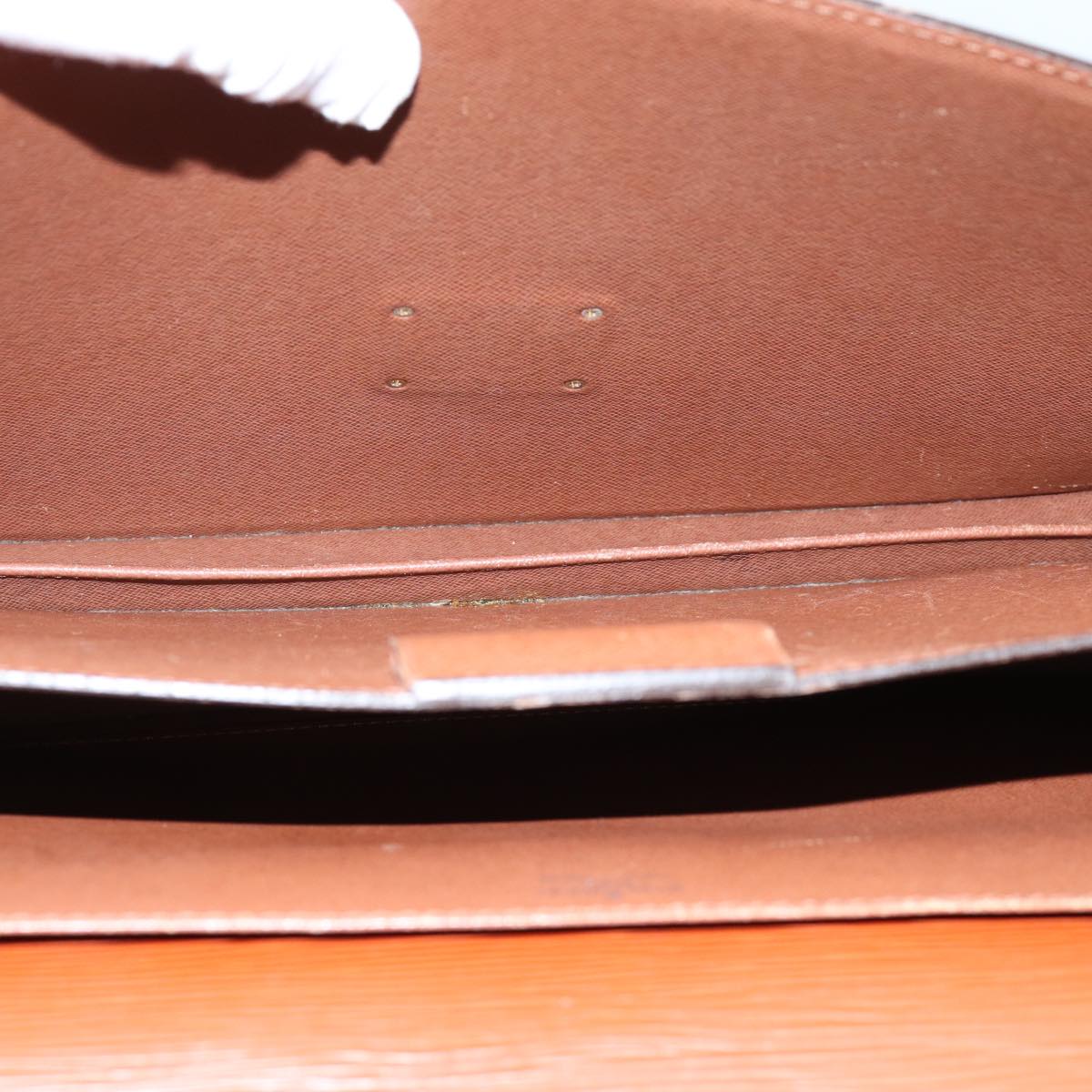 LOUIS VUITTON Epi Serviette Conseiller Briefcase Brown M54423 LV 70980