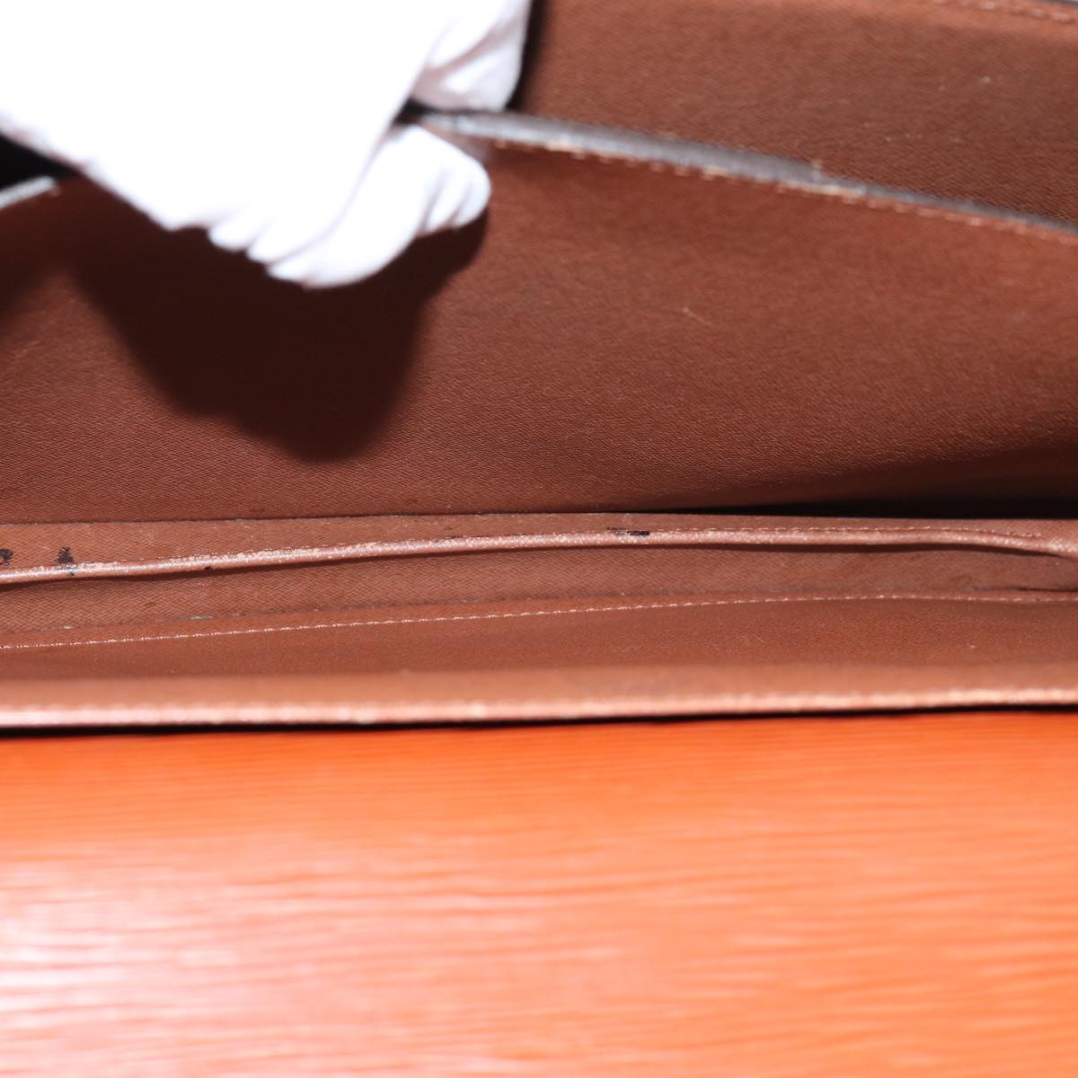 LOUIS VUITTON Epi Serviette Conseiller Briefcase Brown M54423 LV 70980