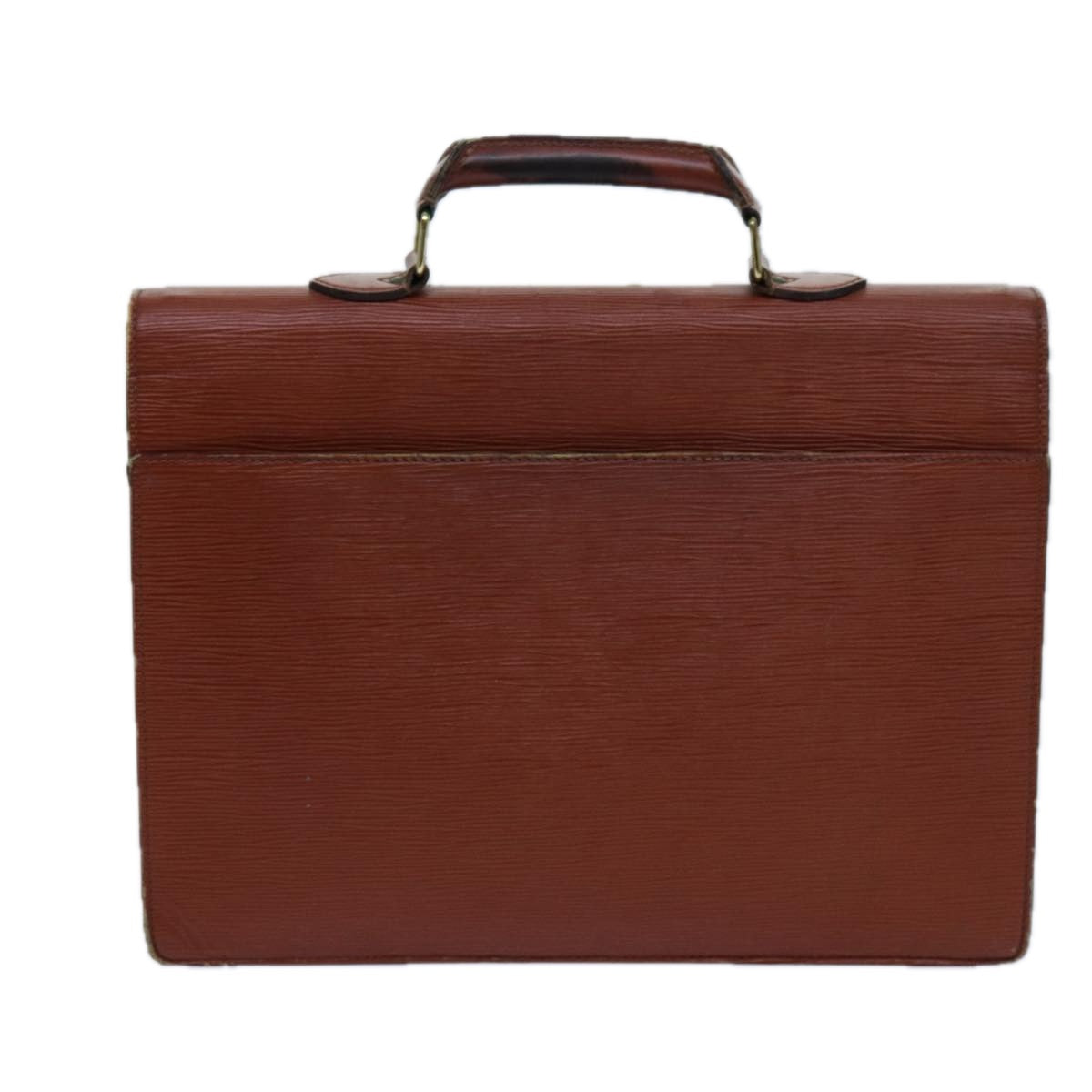 LOUIS VUITTON Epi Serviette Conseiller Briefcase Brown M54423 LV 70980