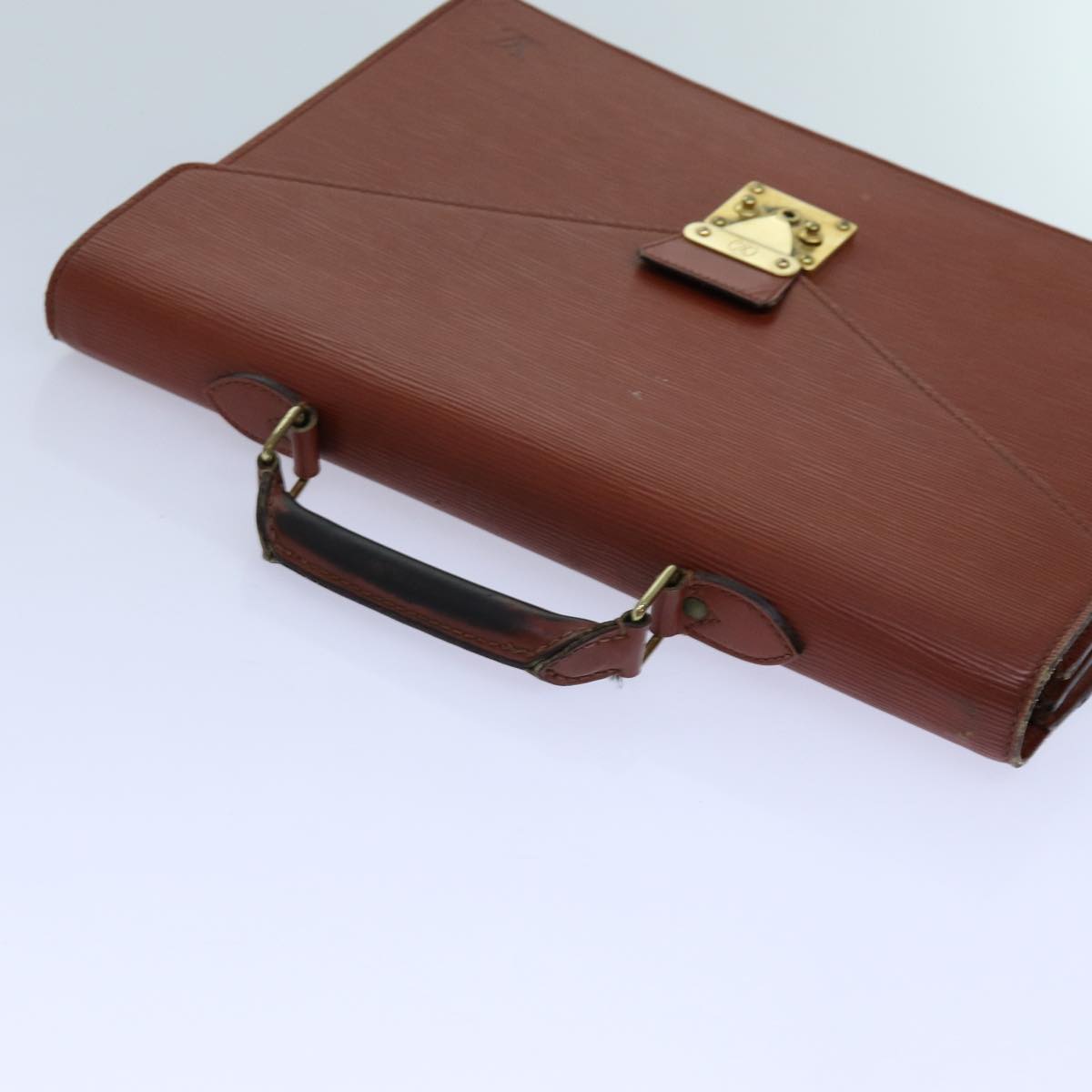 LOUIS VUITTON Epi Serviette Conseiller Briefcase Brown M54423 LV 70980