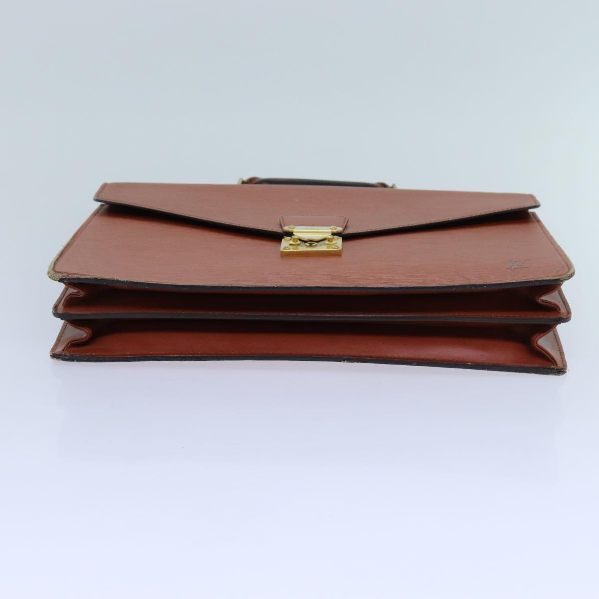LOUIS VUITTON Epi Serviette Conseiller Briefcase Brown M54423 LV 70980