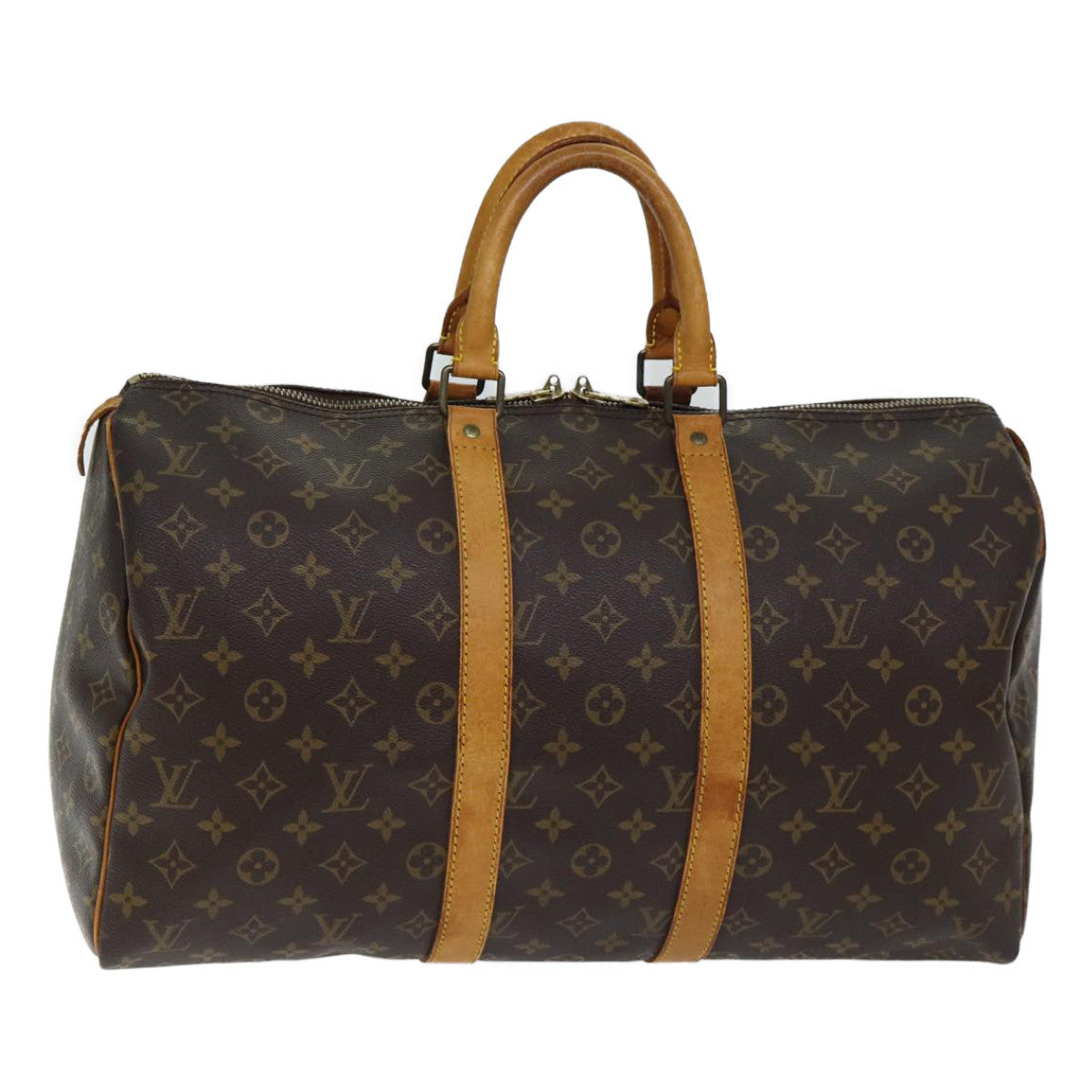 LOUIS VUITTON Monogram Keepall 45 Boston Bag M41428 LV 70982