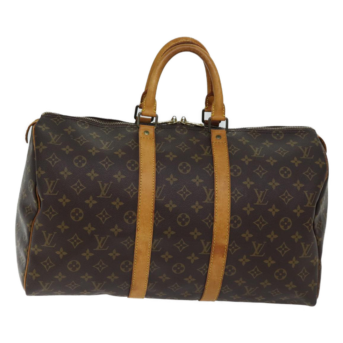 LOUIS VUITTON Monogram Keepall 45 Boston Bag M41428 LV 70982