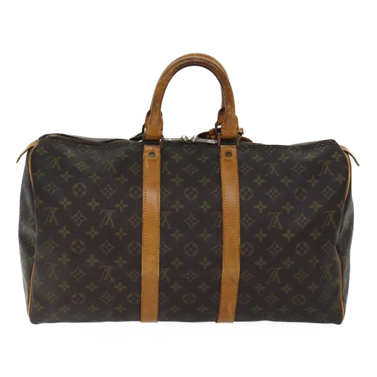 LOUIS VUITTON Monogram Keepall 45 Boston Bag M41428 LV 70983