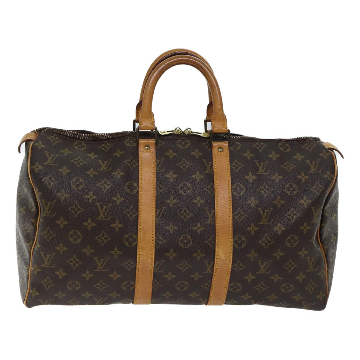 LOUIS VUITTON Monogram Keepall 45 Boston Bag M41428 LV 70984