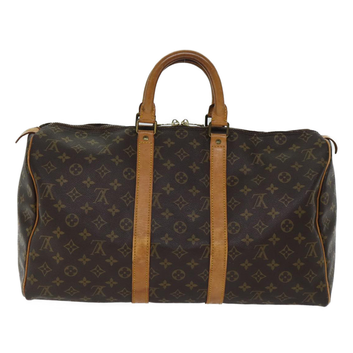 LOUIS VUITTON Monogram Keepall 45 Boston Bag M41428 LV 70984