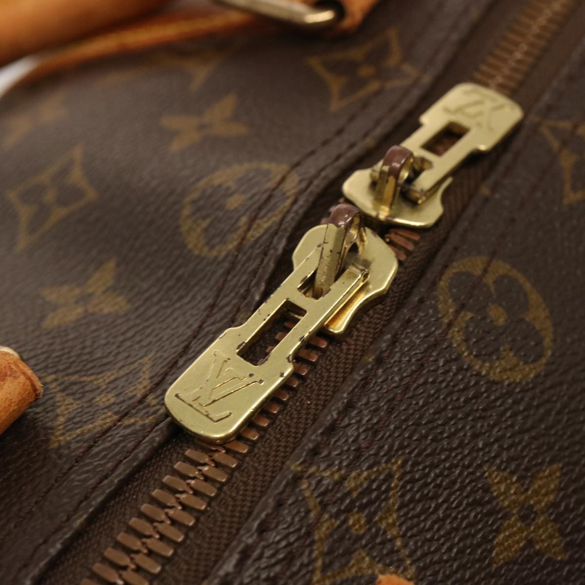LOUIS VUITTON Monogram Keepall 45 Boston Bag M41428 LV 70985