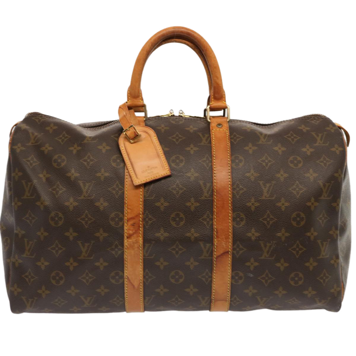 LOUIS VUITTON Monogram Keepall 45 Boston Bag M41428 LV 70985