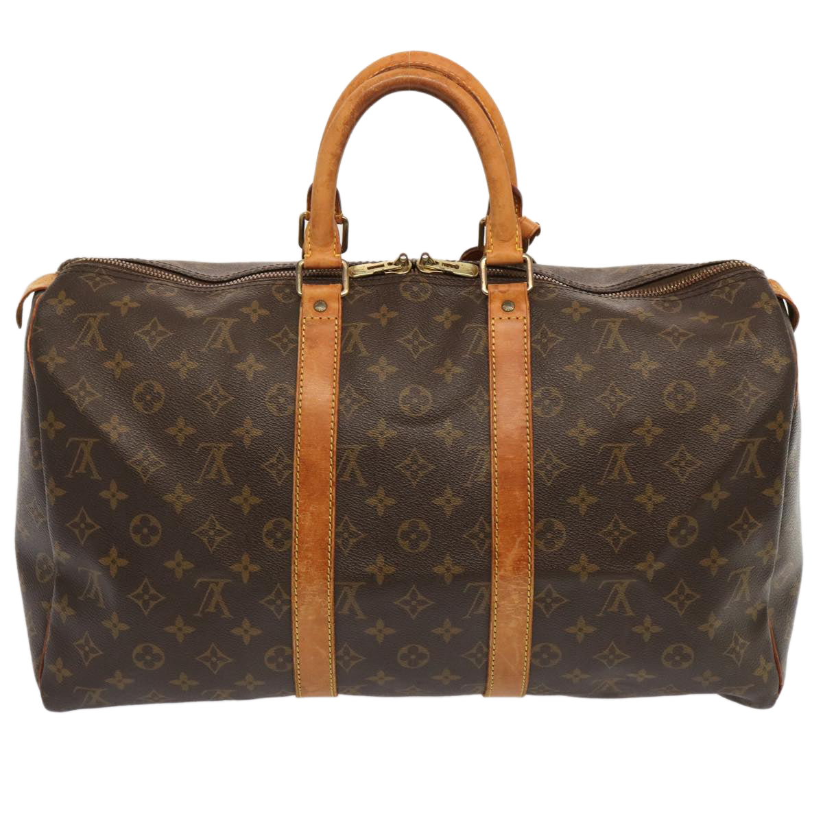 LOUIS VUITTON Monogram Keepall 45 Boston Bag M41428 LV 70985