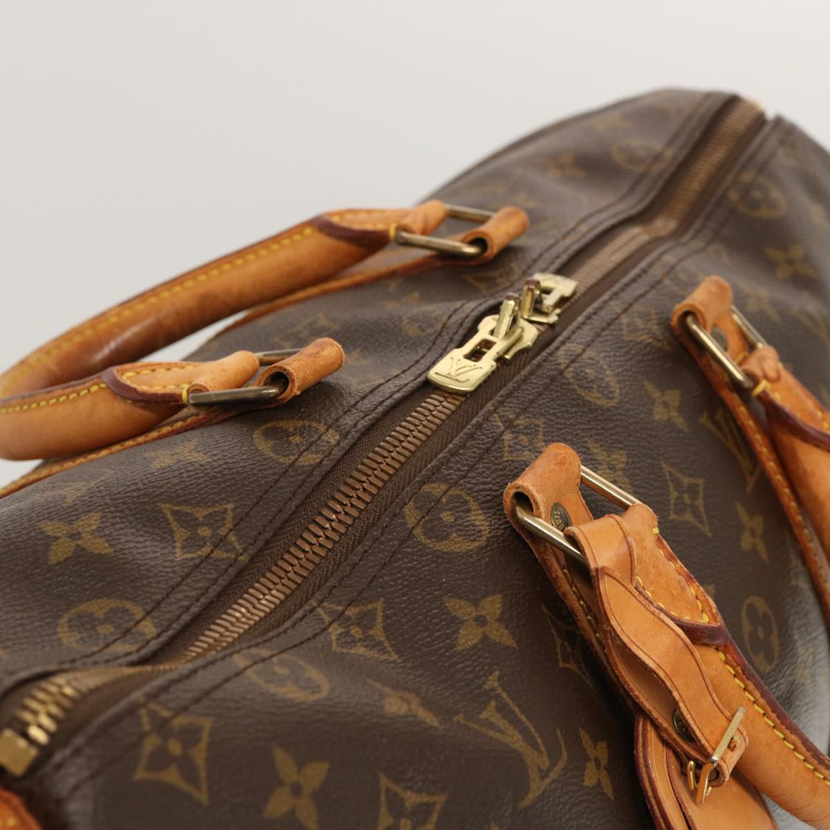 LOUIS VUITTON Monogram Keepall 45 Boston Bag M41428 LV 70985