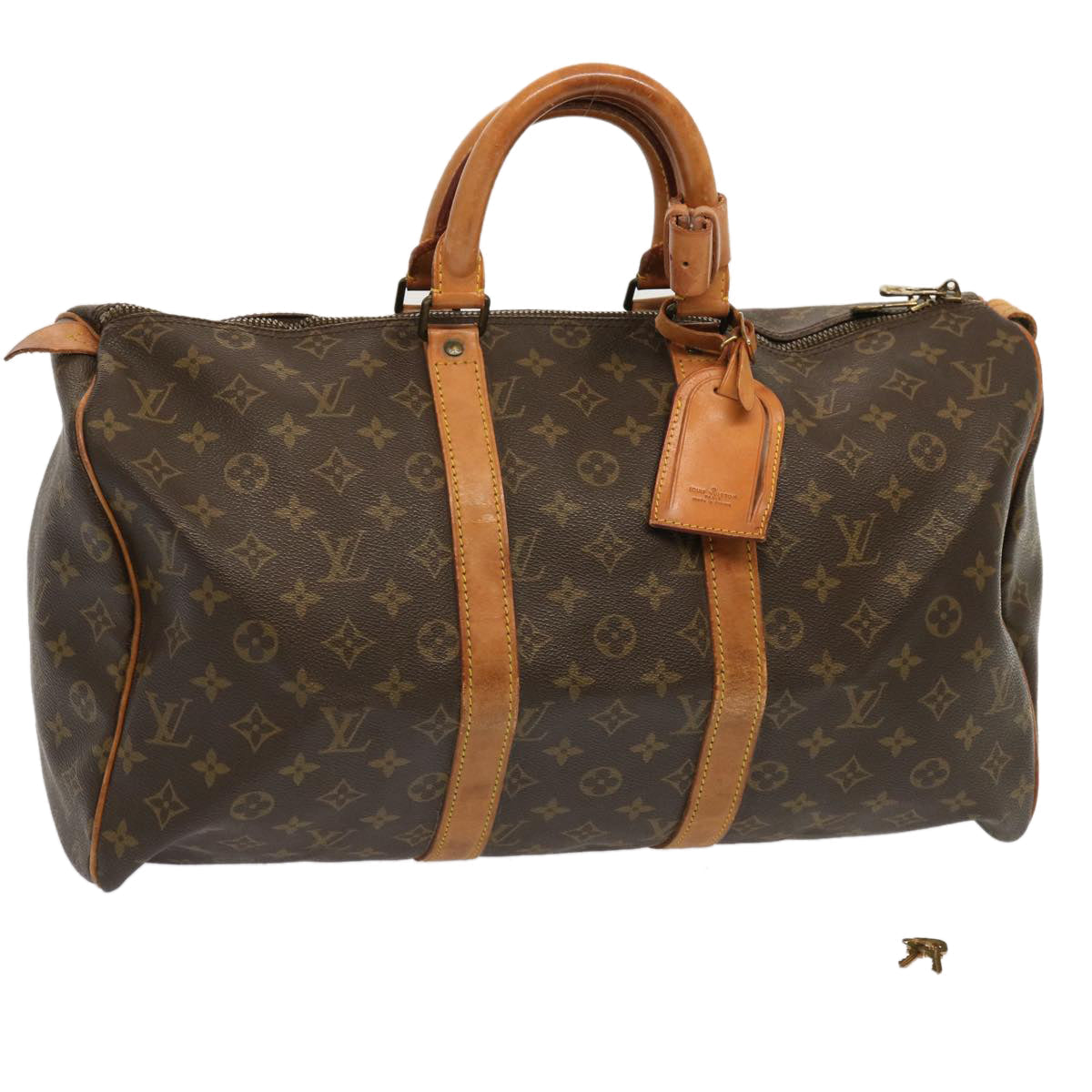 LOUIS VUITTON Monogram Keepall 45 Boston Bag M41428 LV 70986