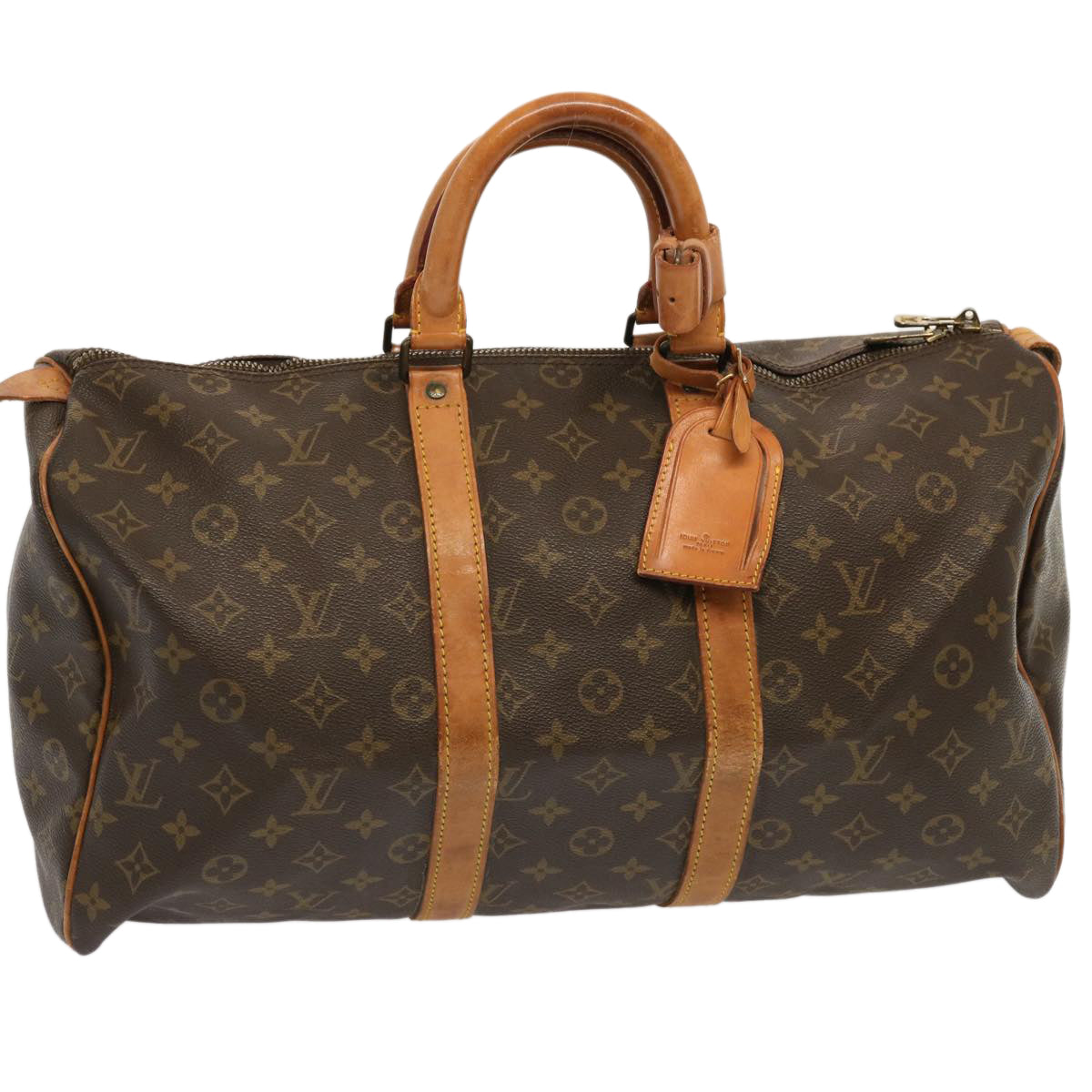 LOUIS VUITTON Monogram Keepall 45 Boston Bag M41428 LV 70986