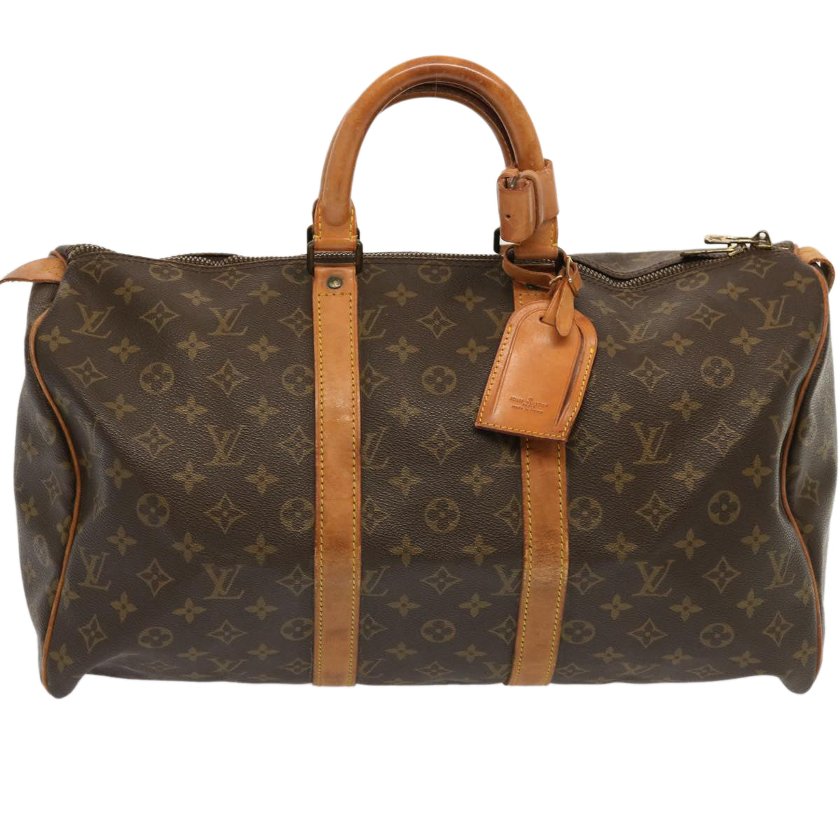 LOUIS VUITTON Monogram Keepall 45 Boston Bag M41428 LV 70986