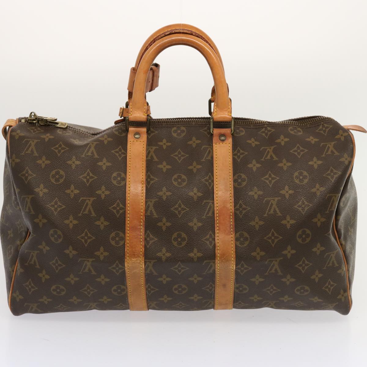 LOUIS VUITTON Monogram Keepall 45 Boston Bag M41428 LV 70986