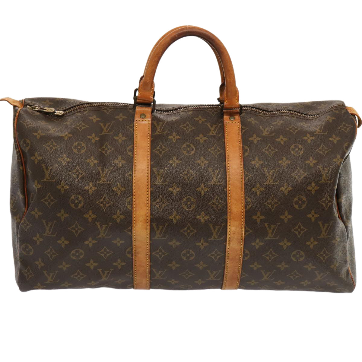 LOUIS VUITTON Monogram Keepall 50 Boston Bag M41426 LV 70988