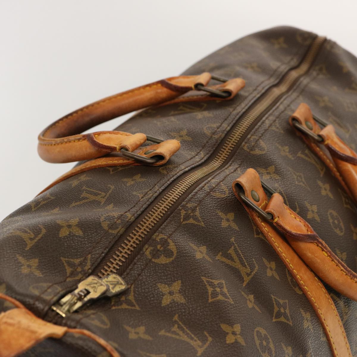 LOUIS VUITTON Monogram Keepall 50 Boston Bag M41426 LV 70988