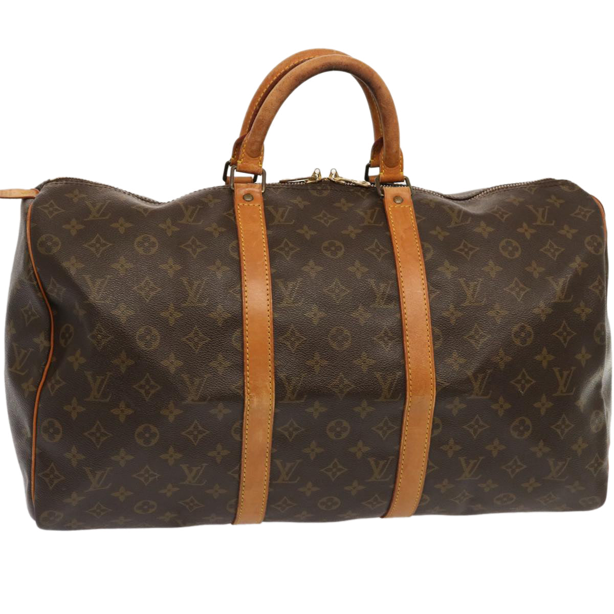 LOUIS VUITTON Monogram Keepall 50 Boston Bag M41426 LV 70990