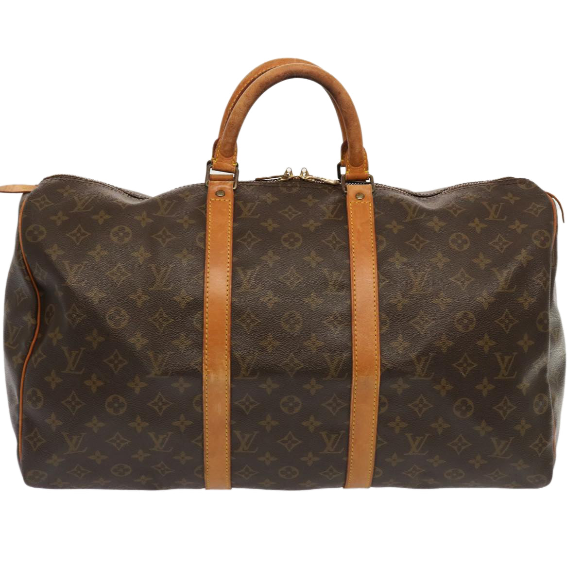 LOUIS VUITTON Monogram Keepall 50 Boston Bag M41426 LV 70990