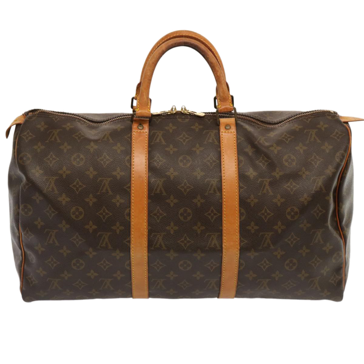 LOUIS VUITTON Monogram Keepall 50 Boston Bag M41426 LV 70990
