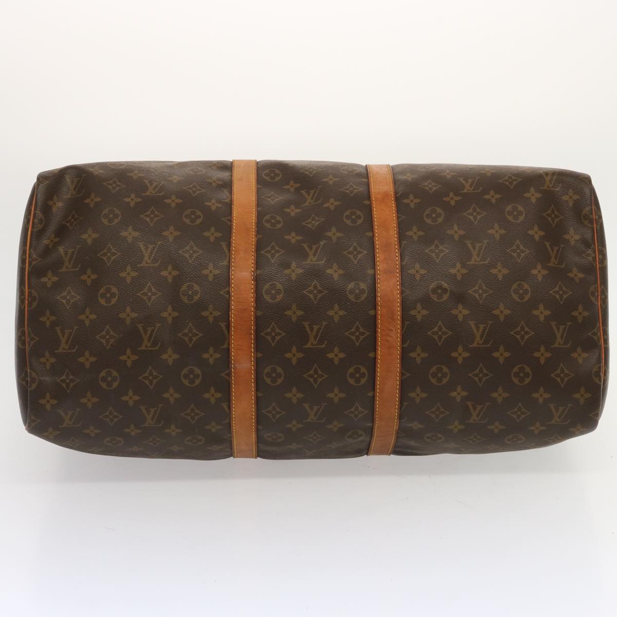 LOUIS VUITTON Monogram Keepall 55 Boston Bag M41424 LV 70992