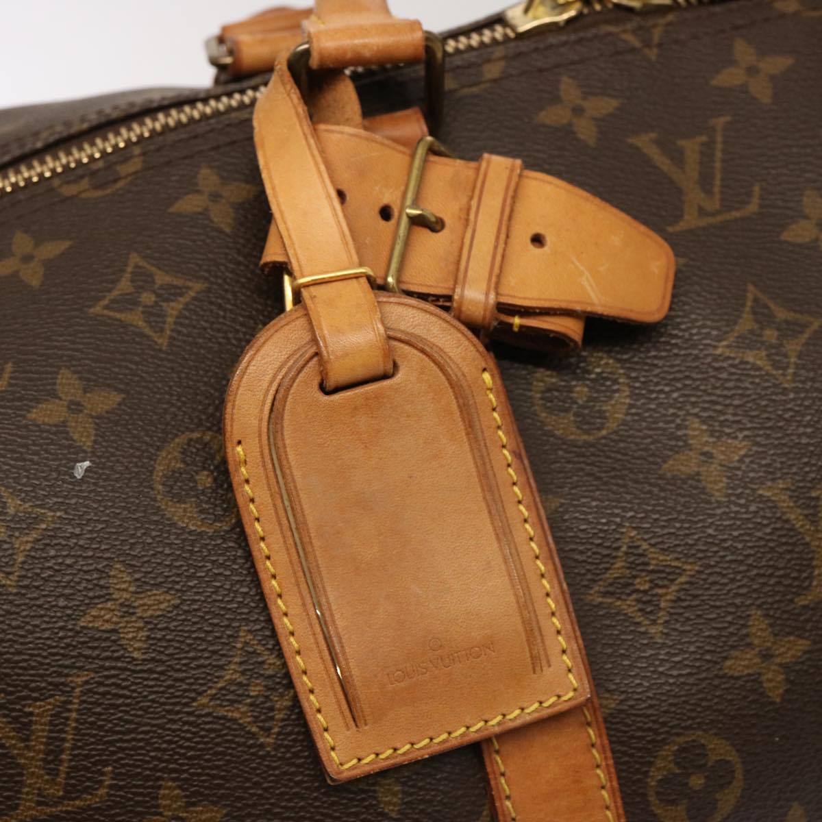 LOUIS VUITTON Monogram Keepall 55 Boston Bag M41424 LV 70992