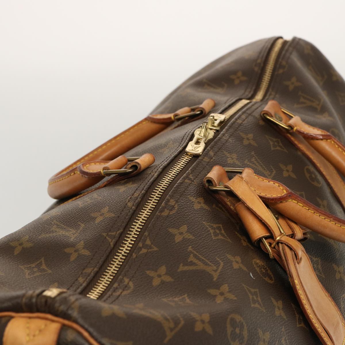 LOUIS VUITTON Monogram Keepall 55 Boston Bag M41424 LV 70992