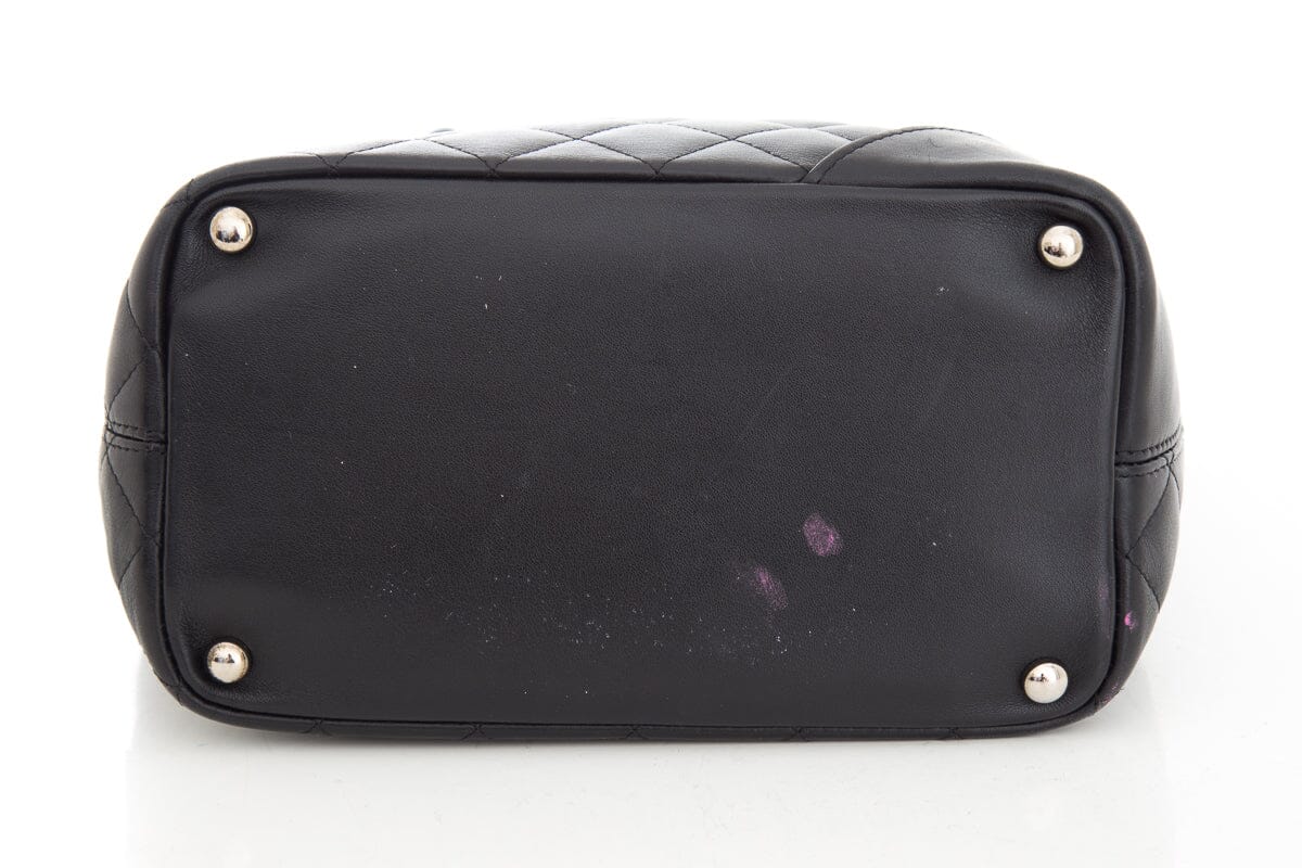Chanel 2005/06 Black Ligne Cambon Quilted Handbag