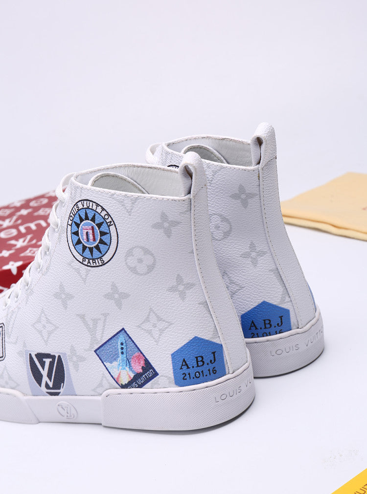 GLM - LUV Stellar Trainer Boot White Sneaker