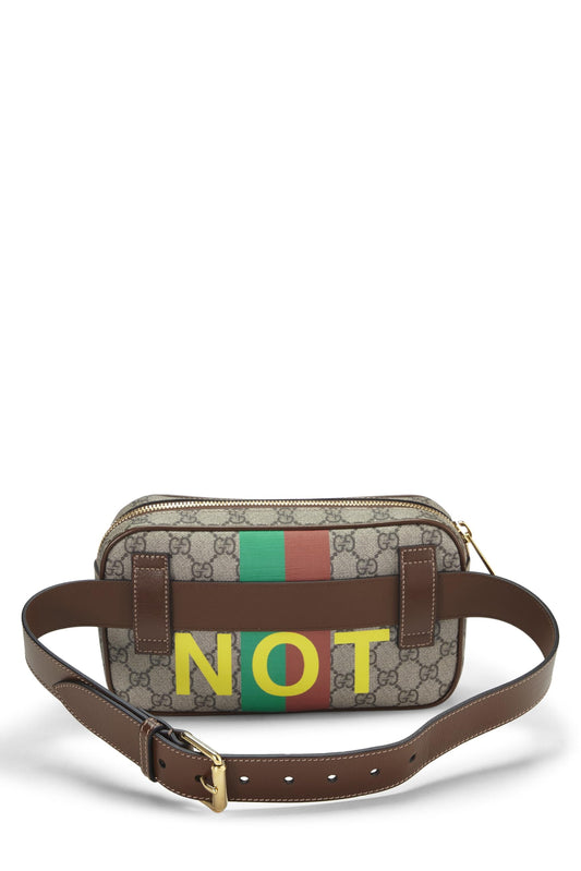 Gucci,  Original GG Supreme Fake/Not Belt Bag, Brown
