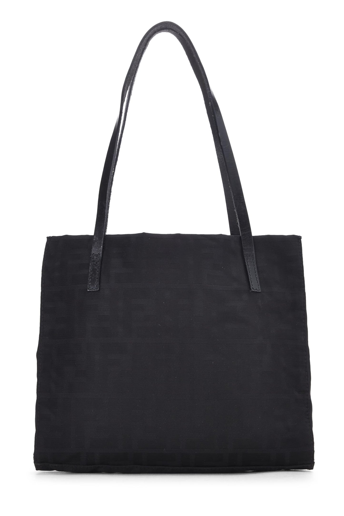 Fendi,  Black Zucca Nylon Tote Small, Black