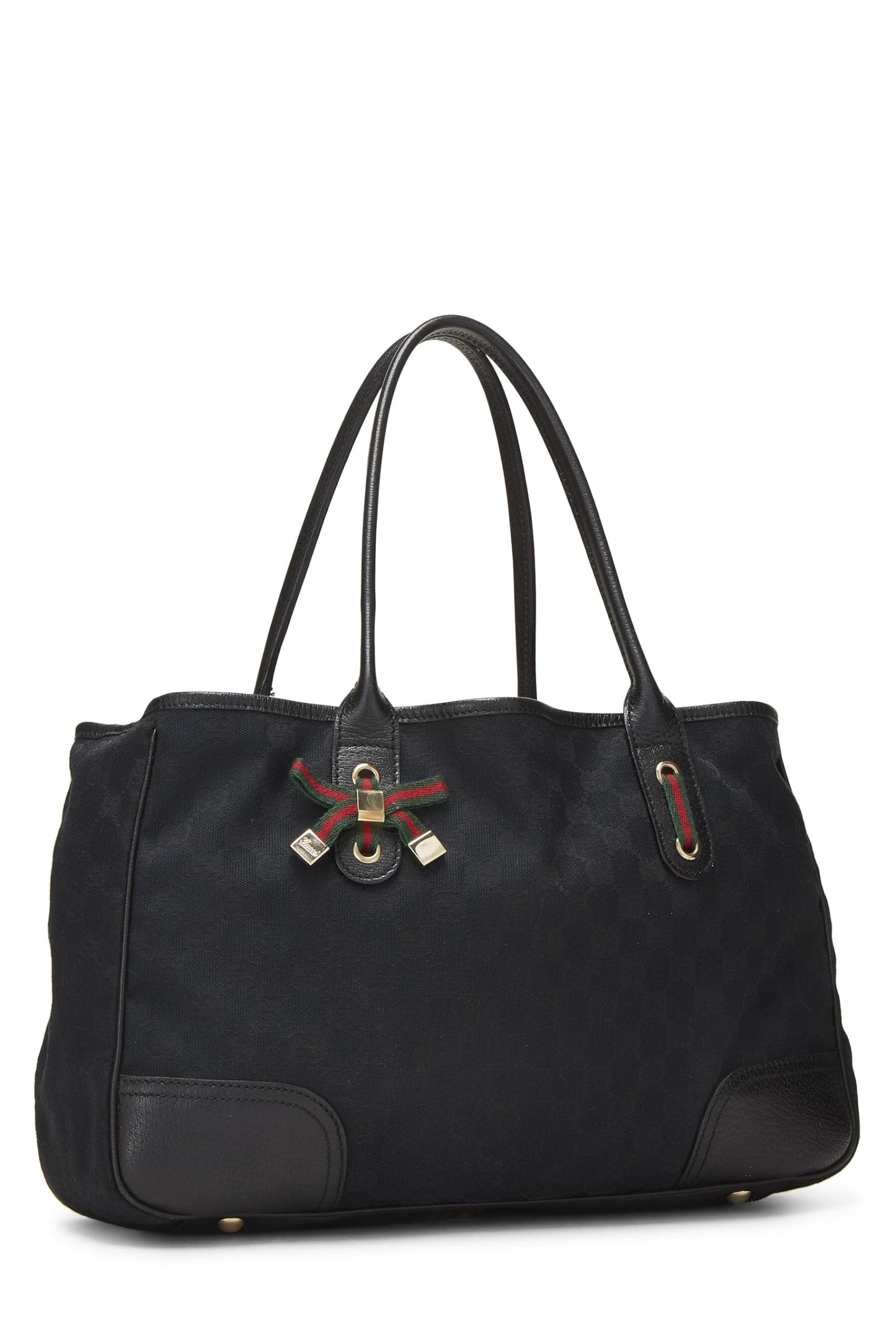 Gucci,  Black Original GG Canvas Princy Tote, Black