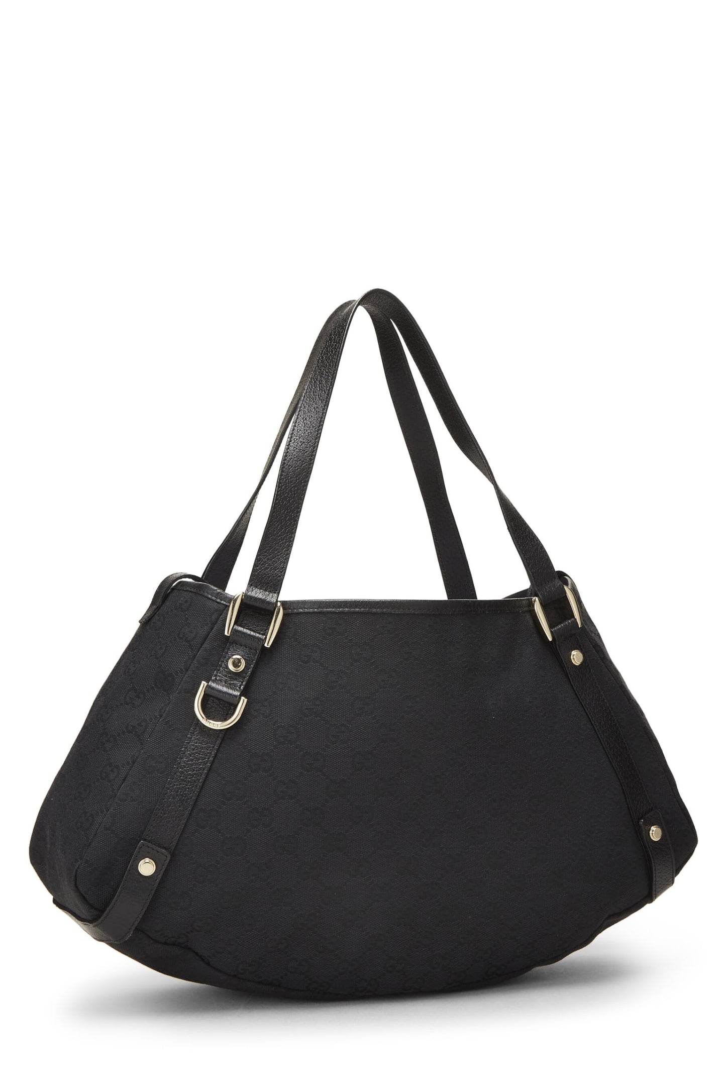 Gucci,  Black Original GG Canvas Abbey Tote, Black