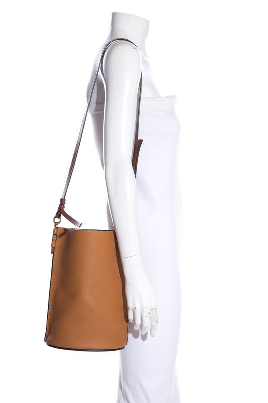 Loewe Brown Leather Crossbody Bag