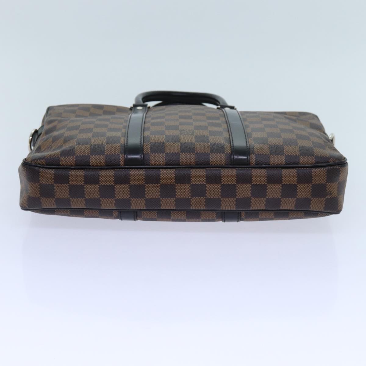 LOUIS VUITTON Damier Ebene Porte Documents Voyage PM Bag 2way N41466 71037