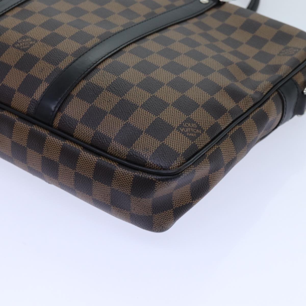 LOUIS VUITTON Damier Ebene Porte Documents Voyage PM Bag 2way N41466 71037