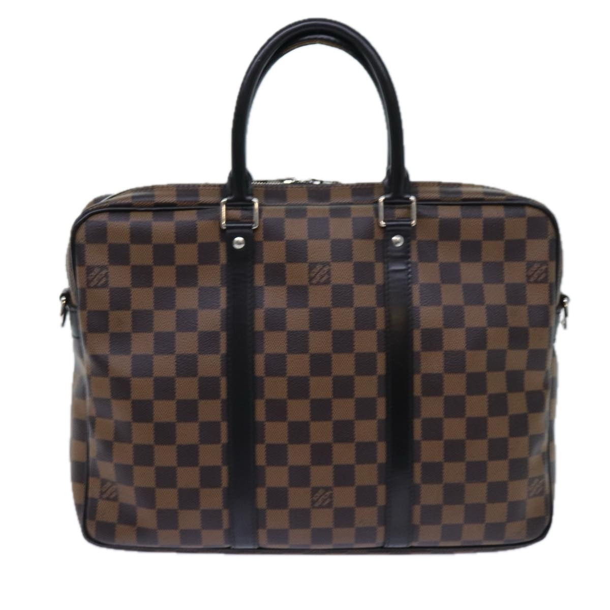 LOUIS VUITTON Damier Ebene Porte Documents Voyage PM Bag 2way N41466 71037
