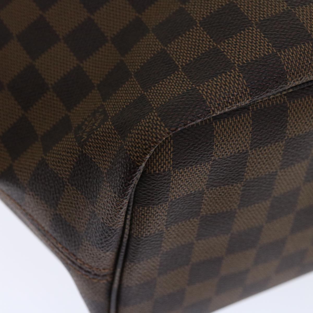 LOUIS VUITTON Damier Ebene Neverfull MM Tote Bag N51105 LV 71038A
